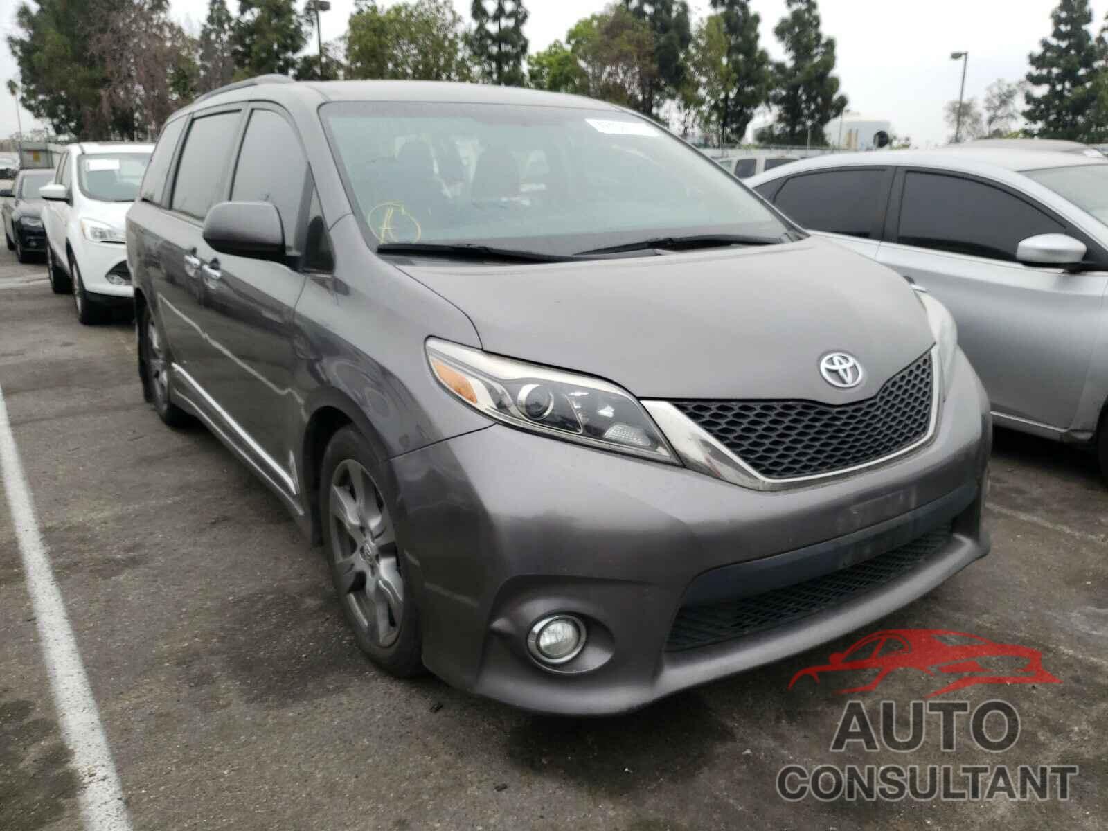 TOYOTA SIENNA 2017 - 5TDXZ3DC9HS812660