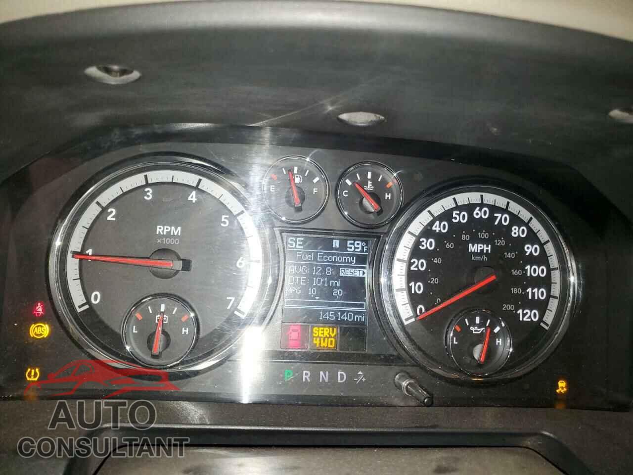 DODGE RAM 1500 2012 - 1C6RD7GT9CS115300