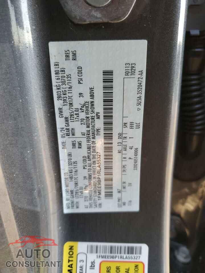FORD BRONCO BAD 2024 - 1FMEE9BP1RLA55327