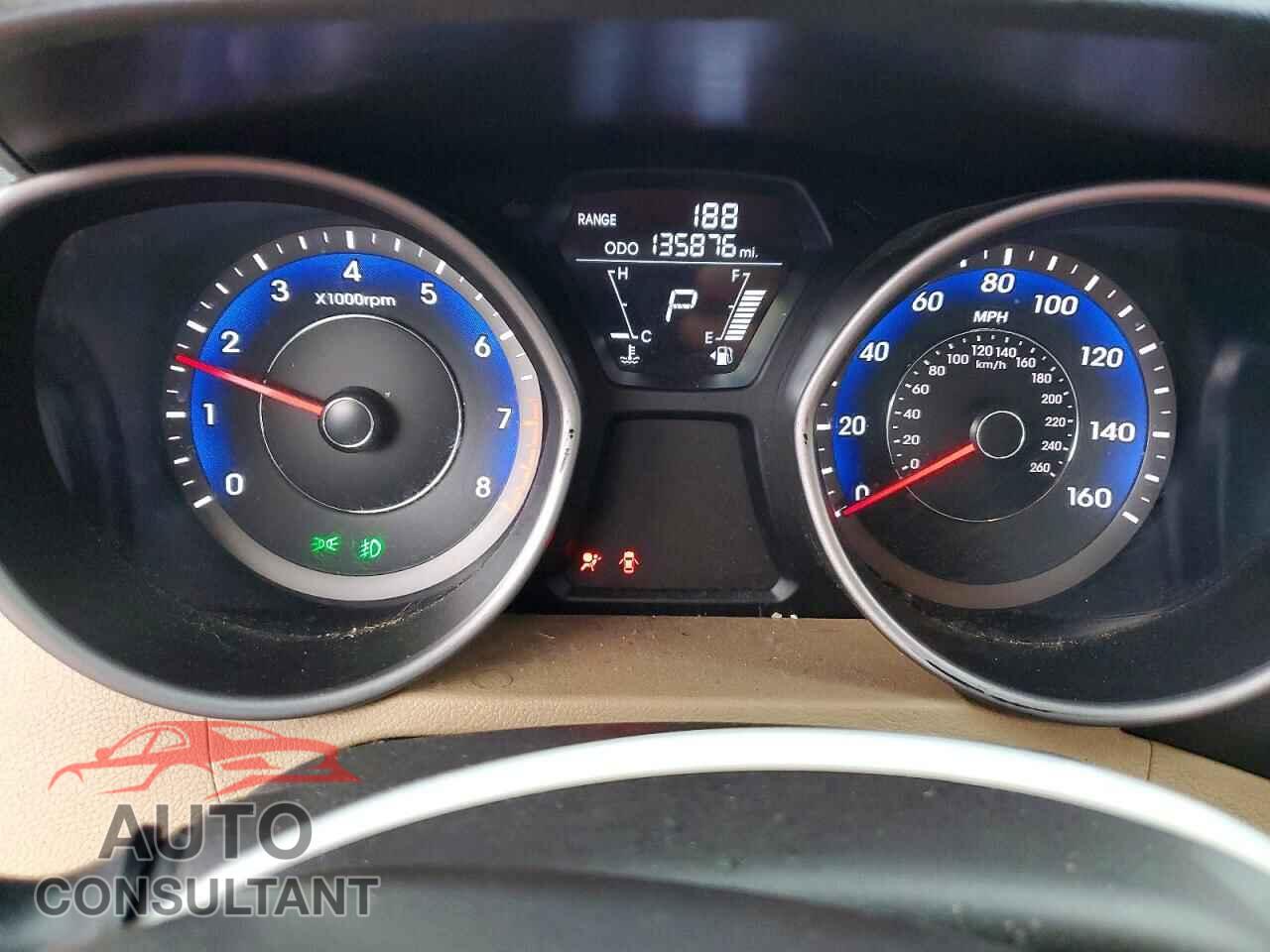 HYUNDAI ELANTRA 2013 - KMHDH4AE0DU940109