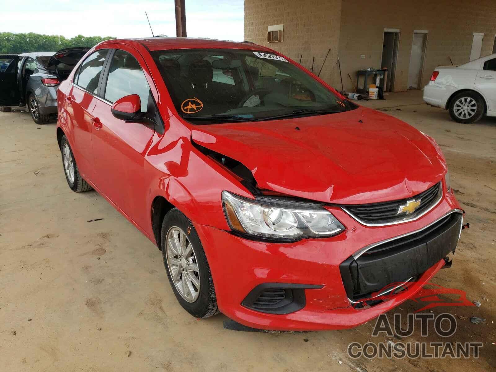 CHEVROLET SONIC 2017 - 1G1JD5SH0H4124873