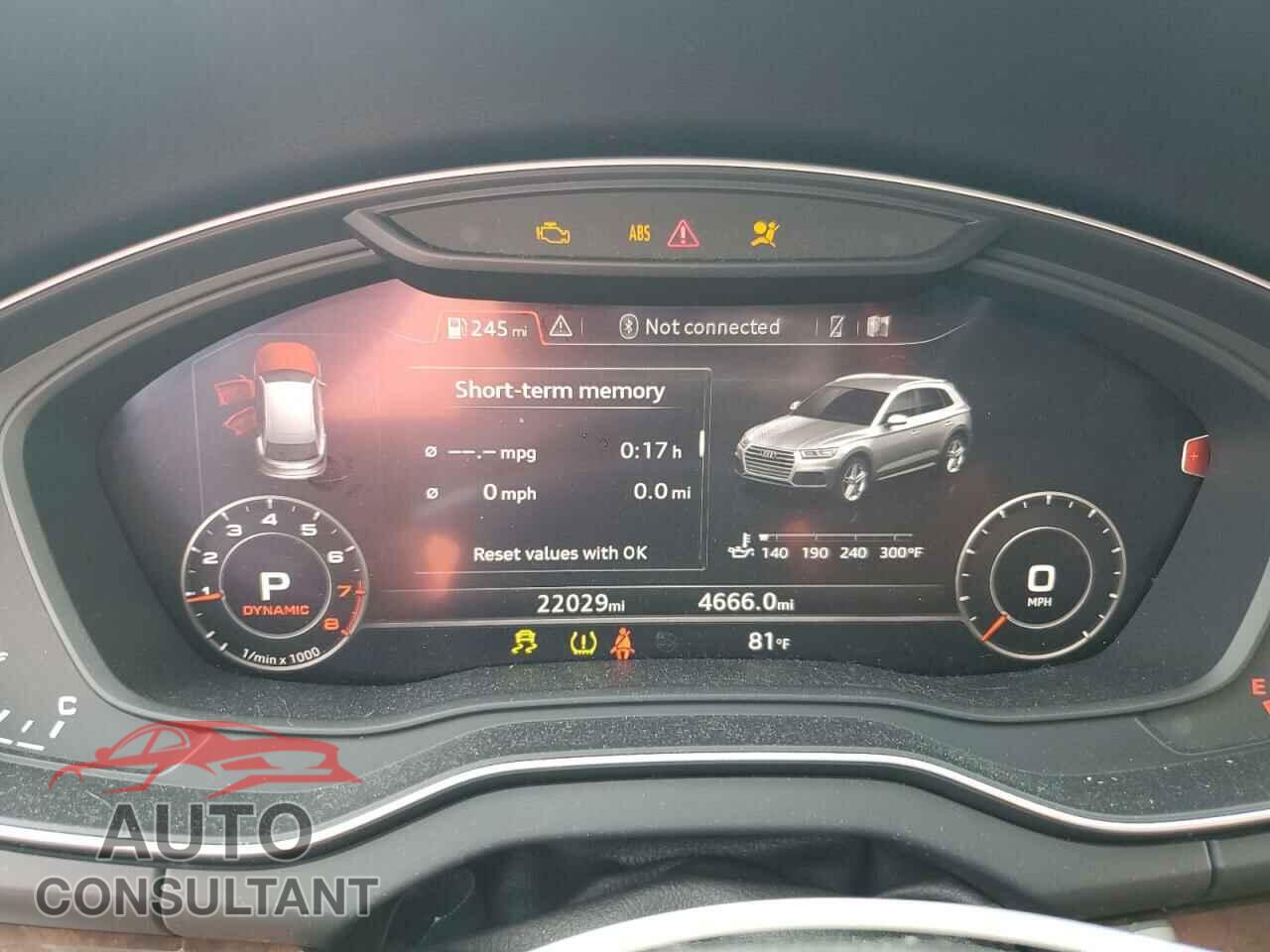 AUDI Q5 2019 - WA1BNAFY8K2021533