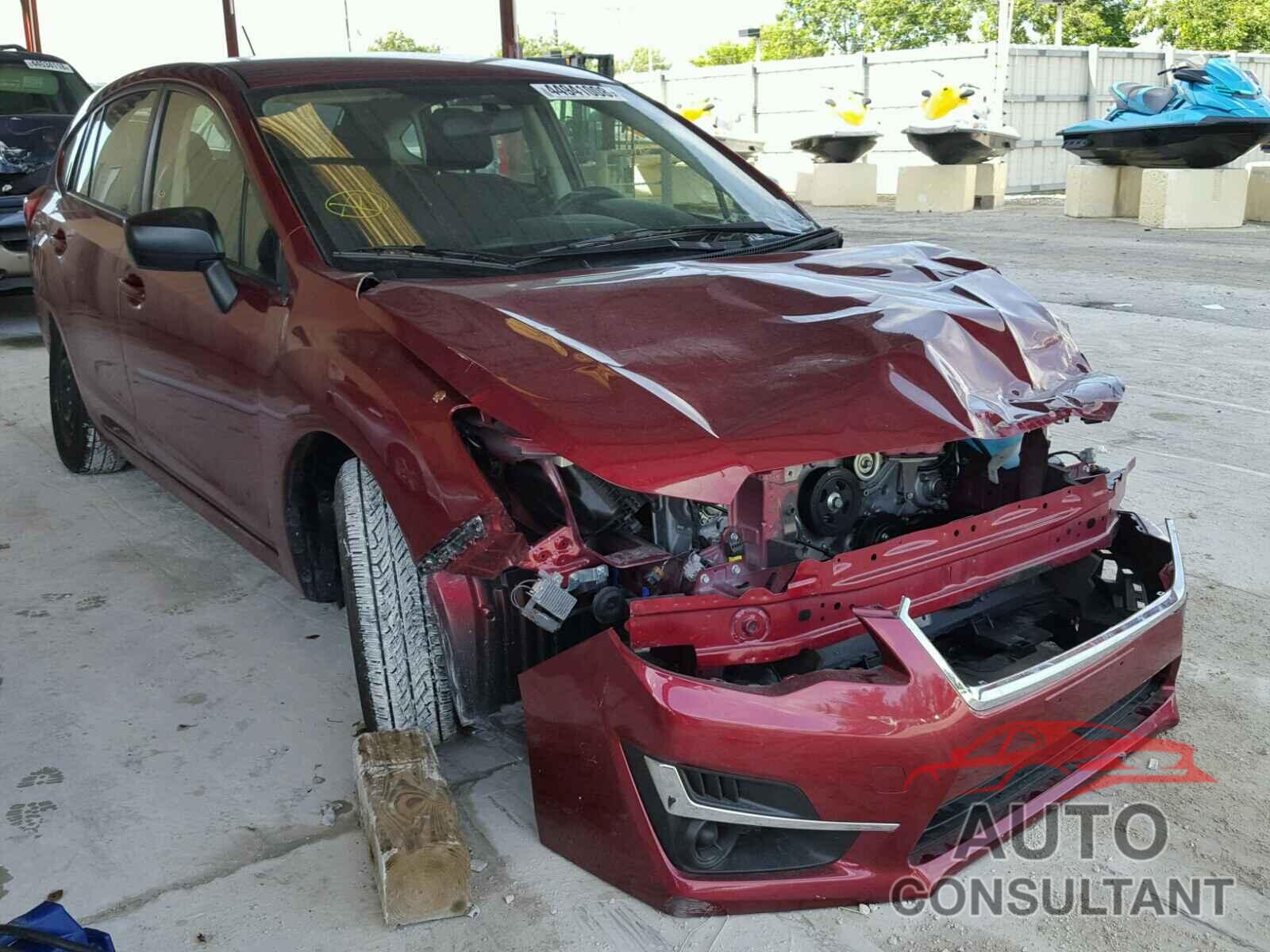 SUBARU IMPREZA 2016 - JF1GPAA6XGH308569