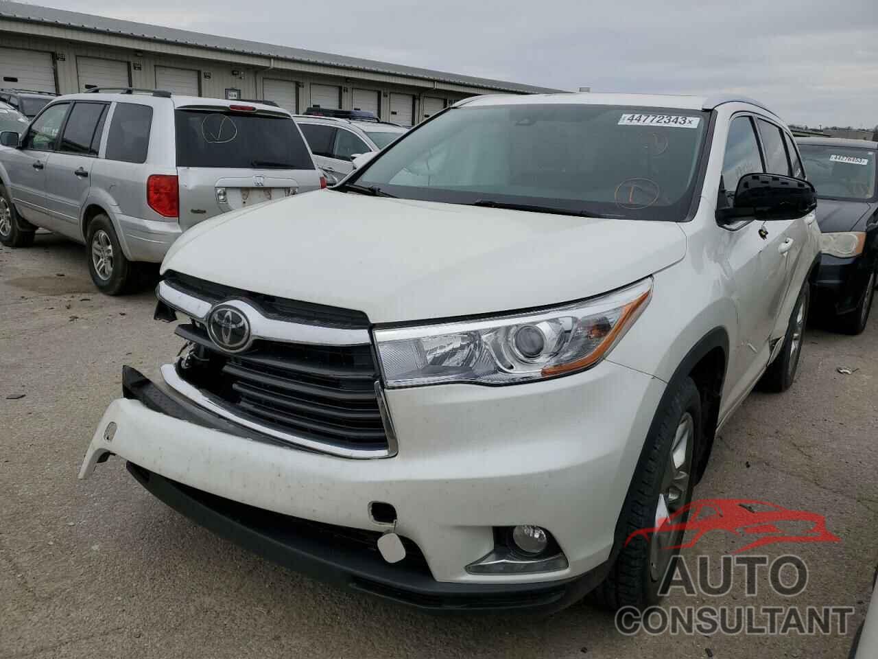 TOYOTA HIGHLANDER 2015 - 5TDDKRFH6FS142646
