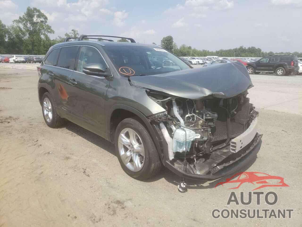 TOYOTA HIGHLANDER 2016 - 5TDYKRFH8GS170063