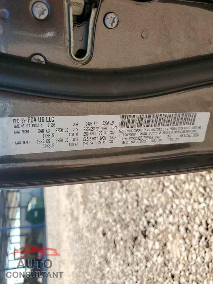 DODGE JOURNEY 2020 - 3C4PDCAB5LT181852