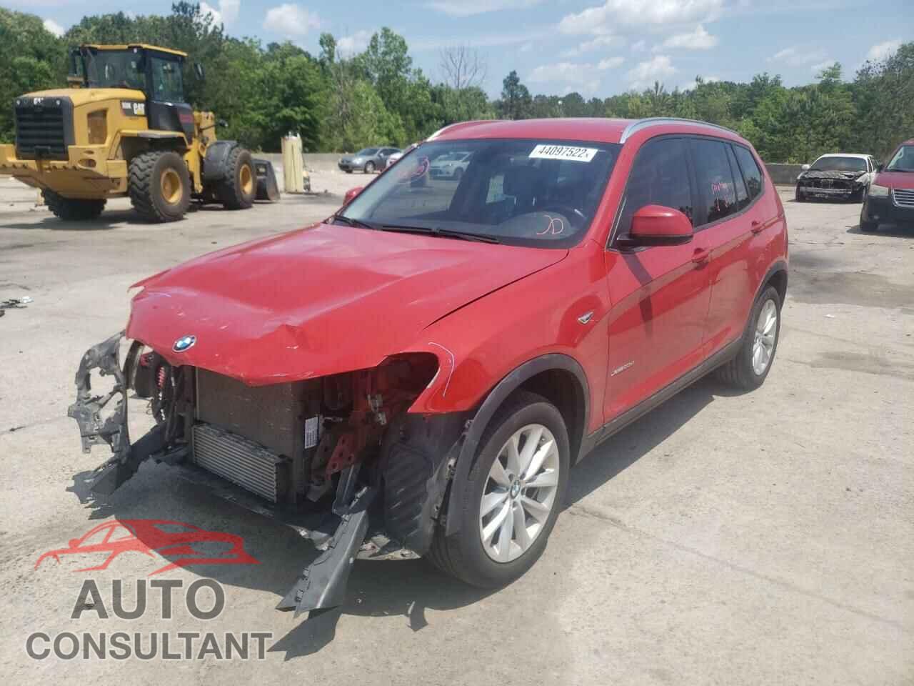 BMW X3 2016 - 5UXWY3C55G0N88725
