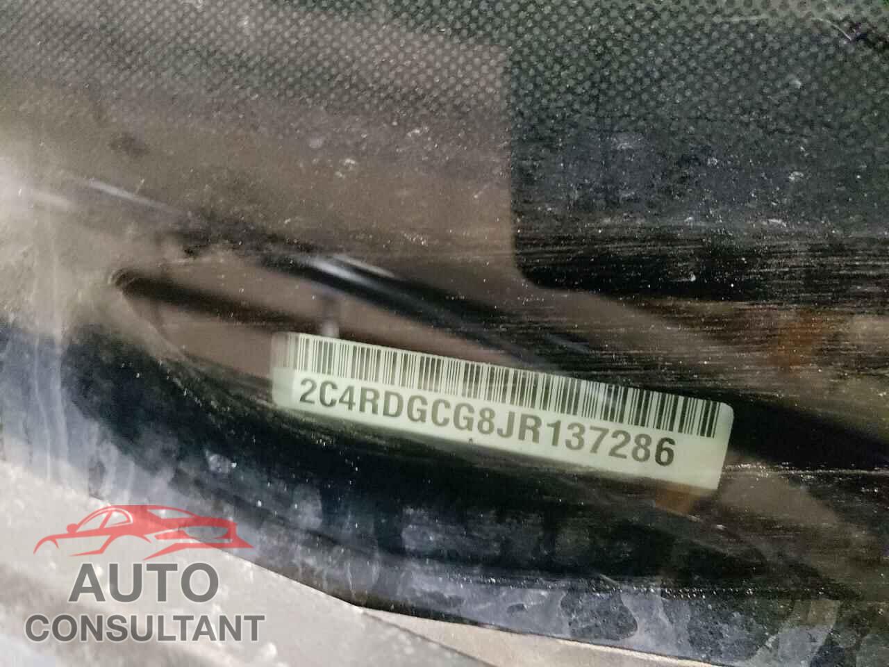 DODGE CARAVAN 2018 - 2C4RDGCG8JR137286