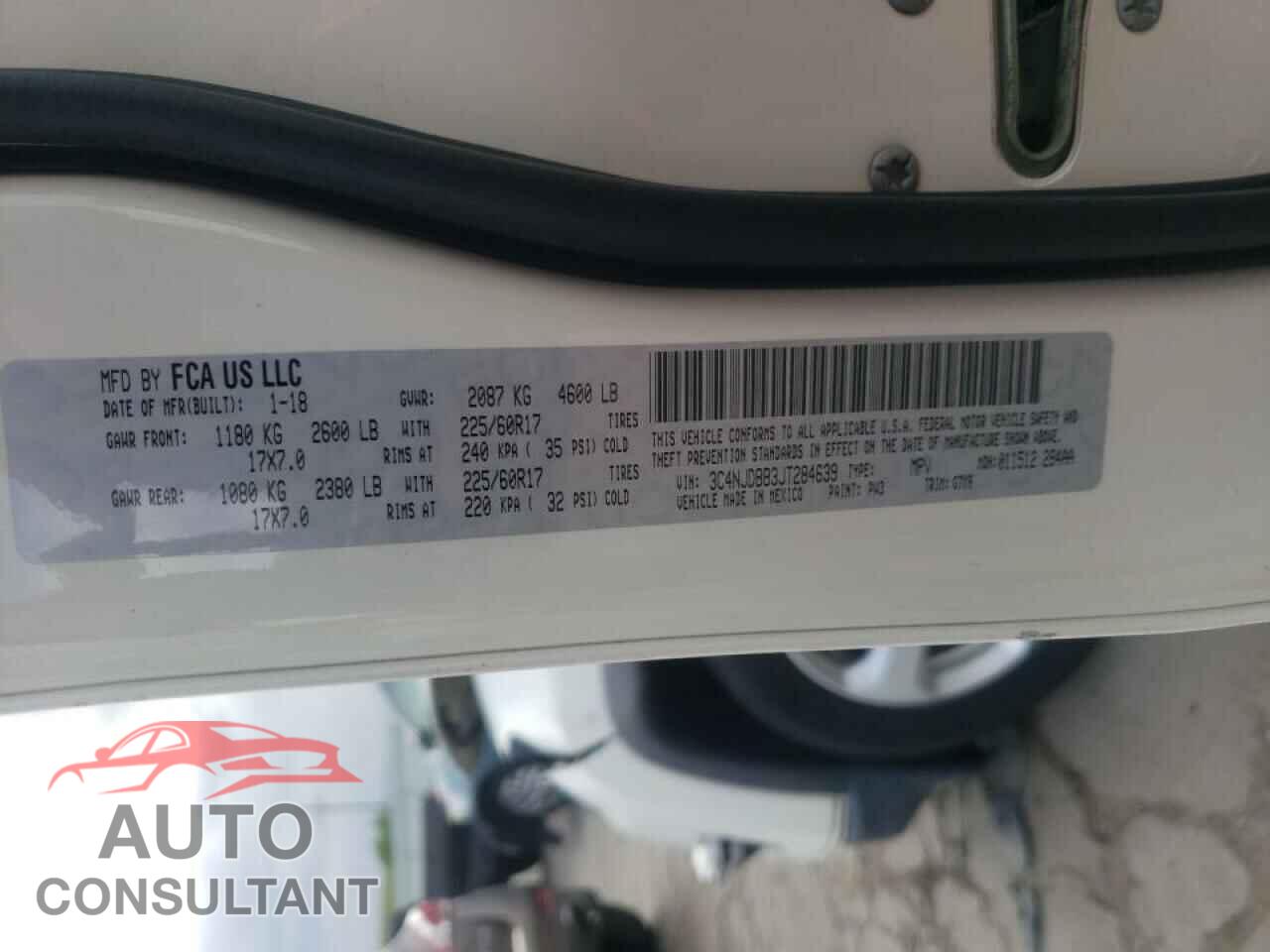 JEEP COMPASS 2018 - 3C4NJDBB3JT284639