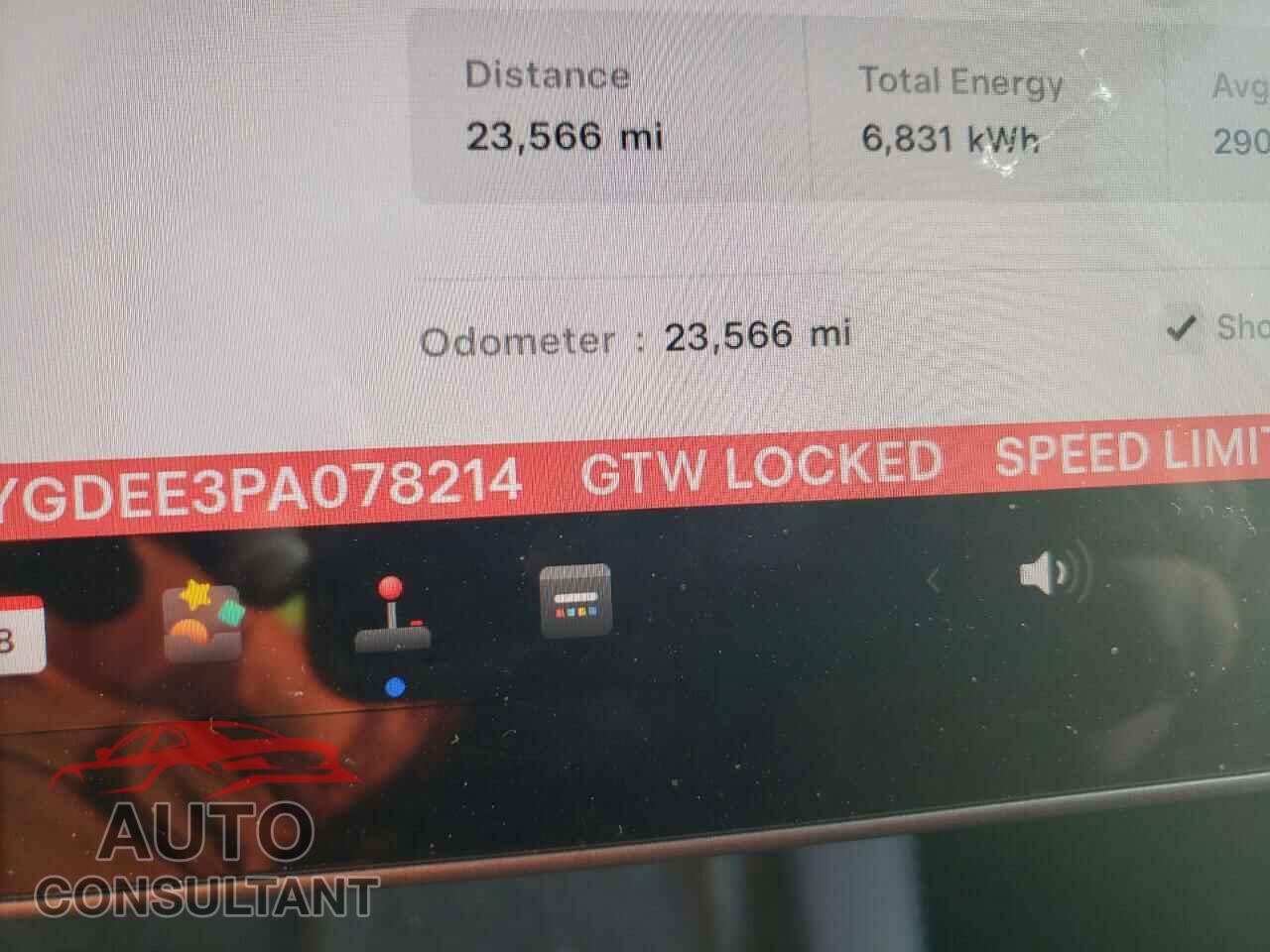 TESLA MODEL Y 2023 - 7SAYGDEE3PA078214