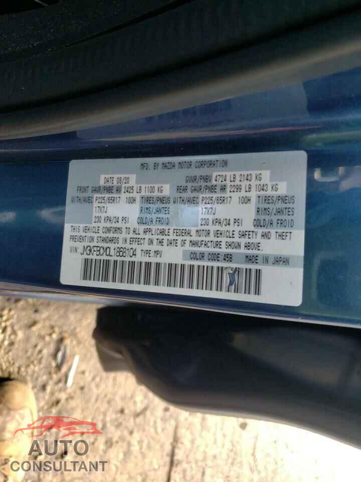 MAZDA CX-5 2020 - JM3KFBCM0L1868104