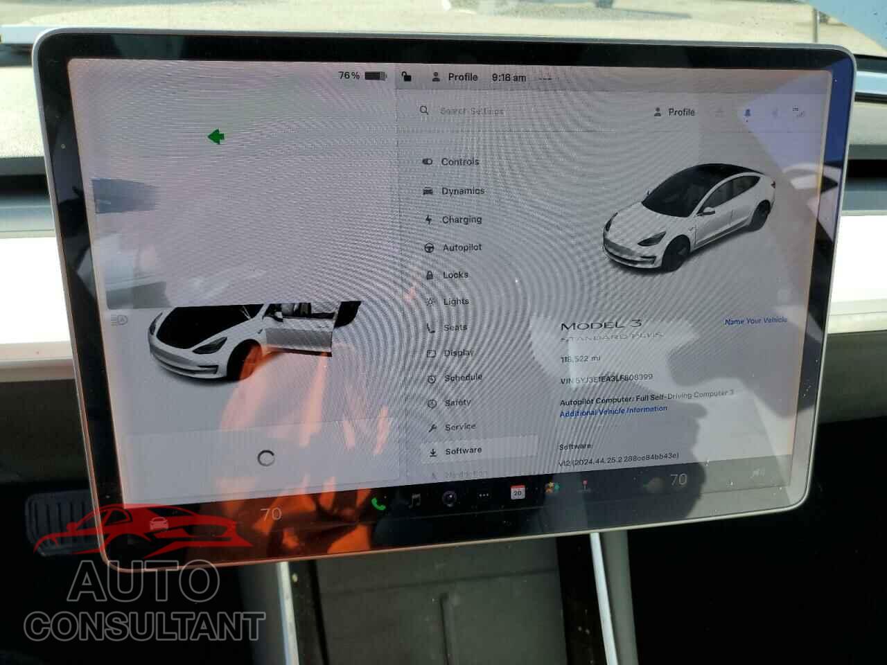 TESLA MODEL 3 2020 - 5YJ3E1EA3LF808399