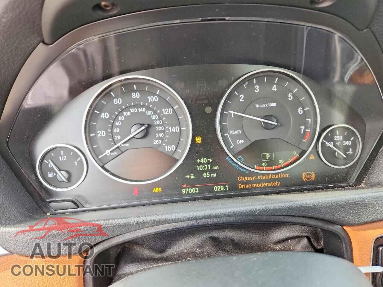 BMW 3 SERIES 2014 - WBA3B5C51EP539735