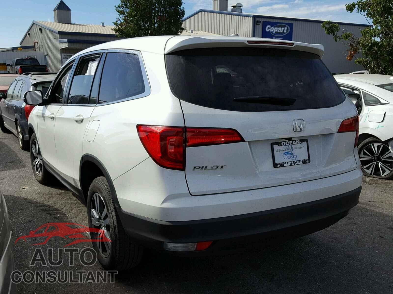 HONDA PILOT EXL 2017 - 5FNYF5H59HB027726