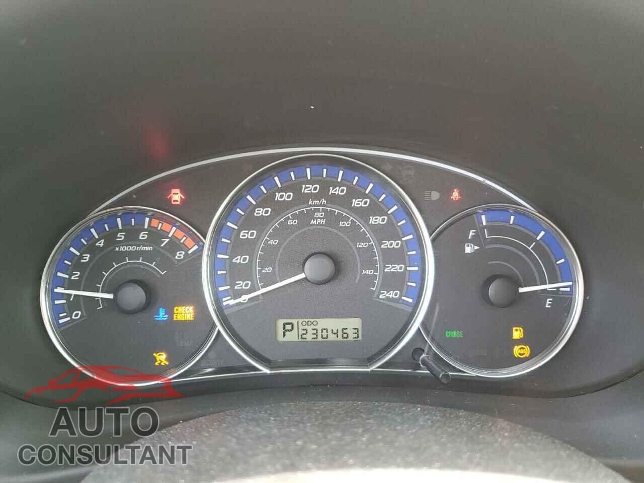 SUBARU FORESTER 2010 - JF2SH6CC5AH910287