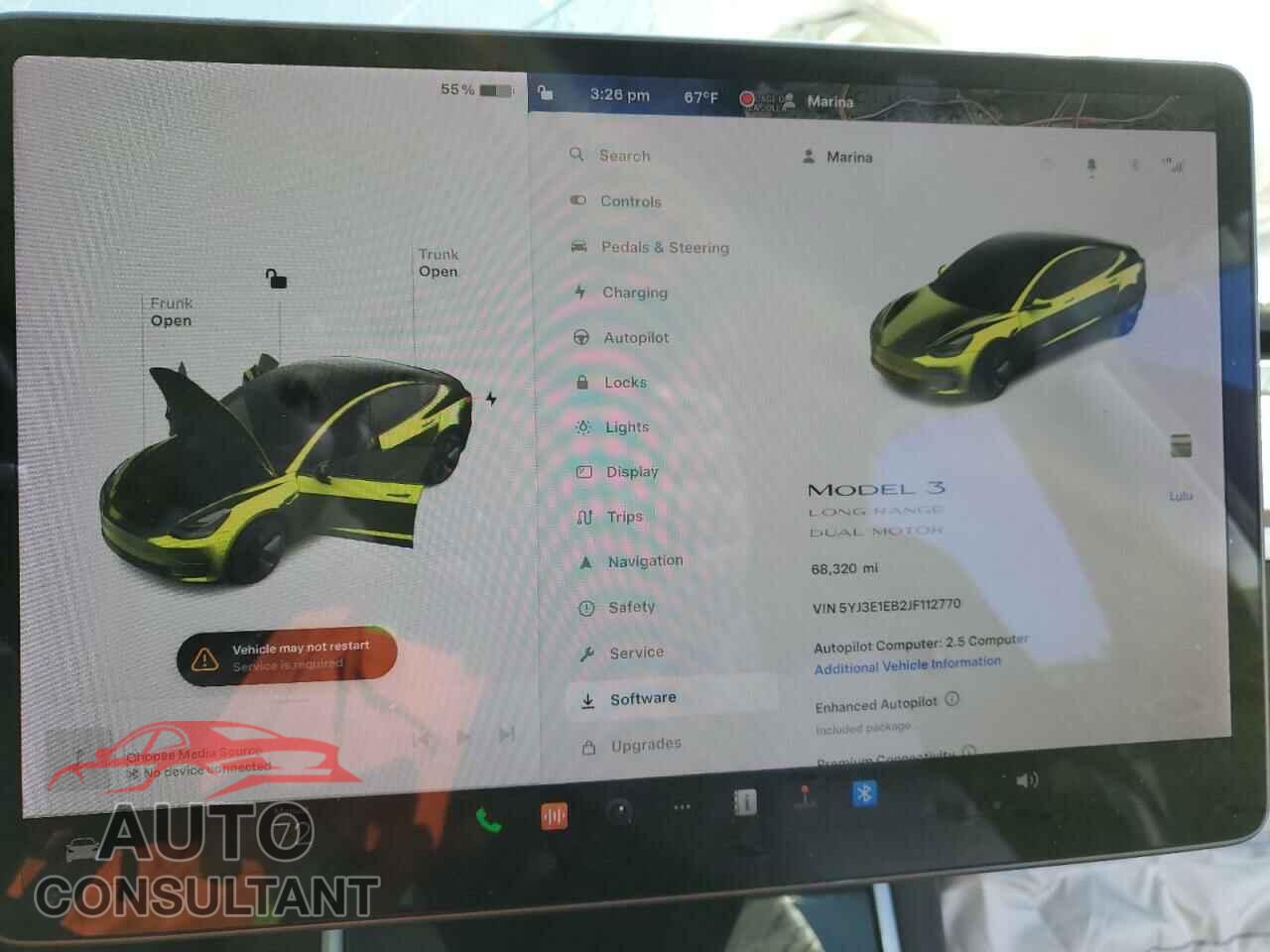 TESLA MODEL 3 2018 - 5YJ3E1EB2JF112770