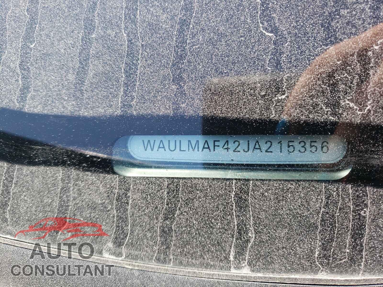 AUDI A4 2018 - WAULMAF42JA215356