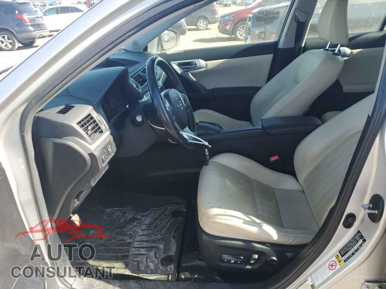 LEXUS CT 200 2012 - JTHKD5BH7C2090980