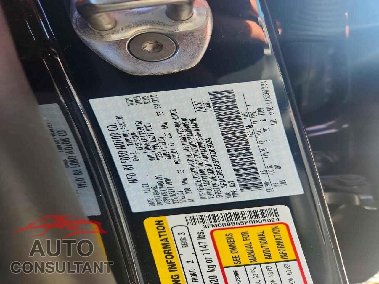 FORD BRONCO 2023 - 3FMCR9B65PRD05024