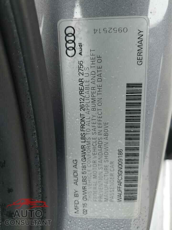 AUDI A6 2016 - WAUFFAFC3GN009186