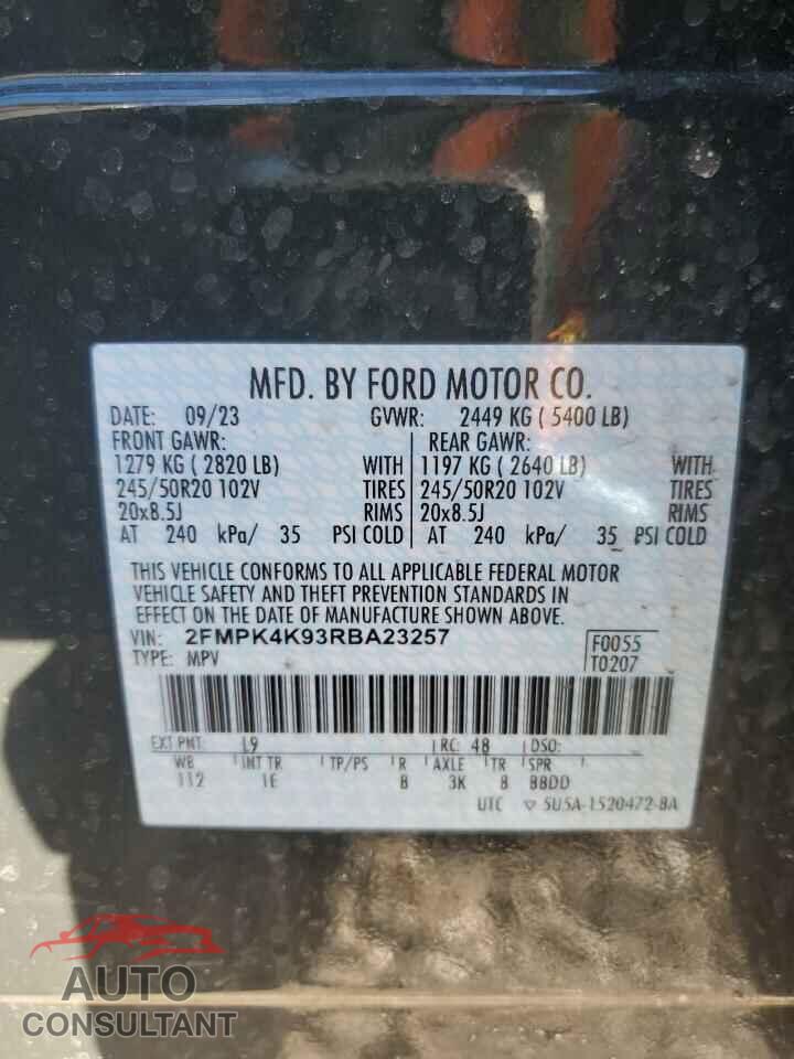 FORD EDGE 2024 - 2FMPK4K93RBA23257