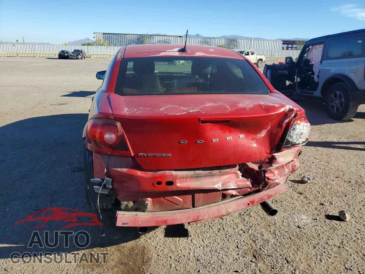 DODGE AVENGER 2011 - 1B3BD2FG0BN595808