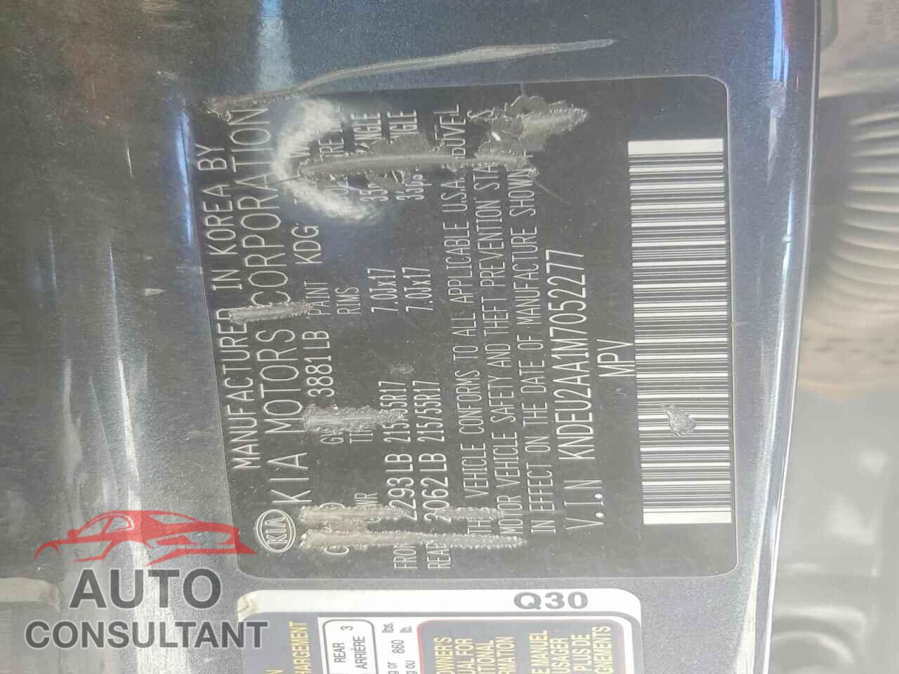 KIA SELTOS 2021 - KNDEU2AA1M7052277
