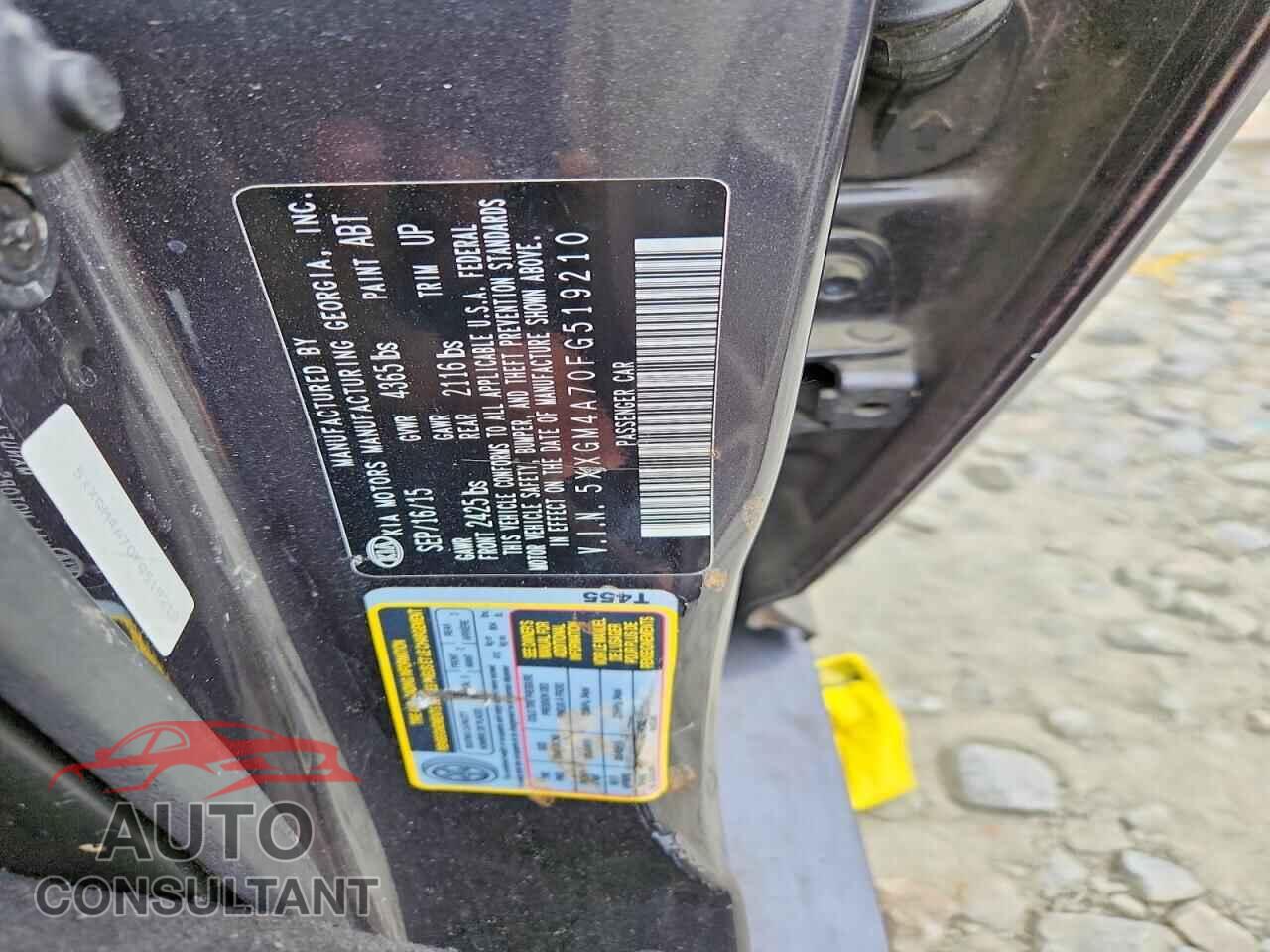 KIA OPTIMA 2015 - 5XXGM4A70FG519210