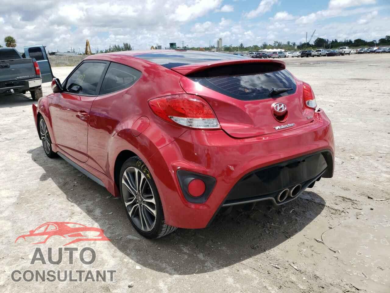 HYUNDAI VELOSTER 2016 - KMHTC6AE2GU283792