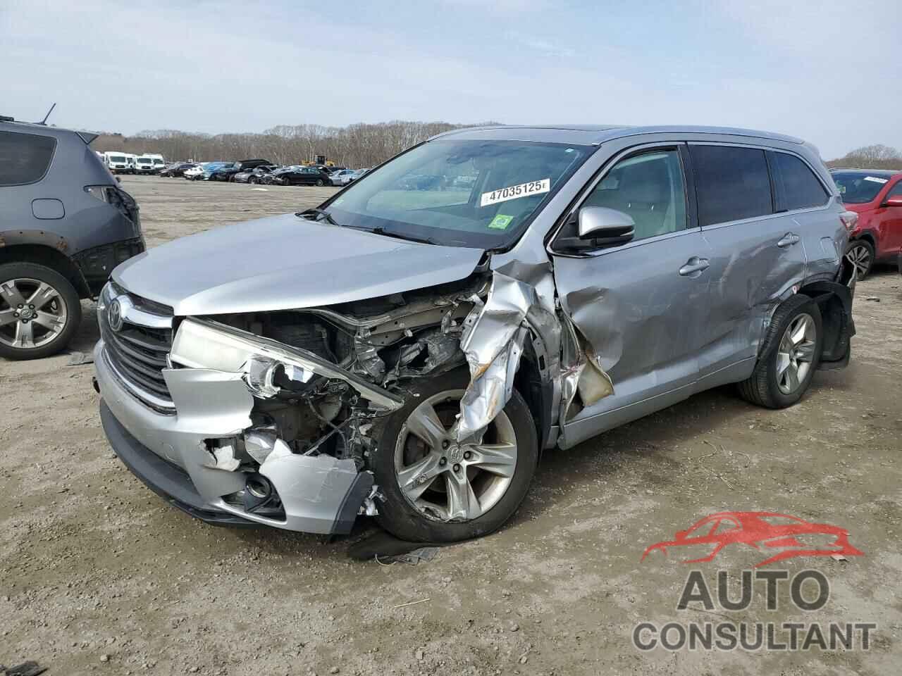 TOYOTA HIGHLANDER 2015 - 5TDDKRFH5FS152942