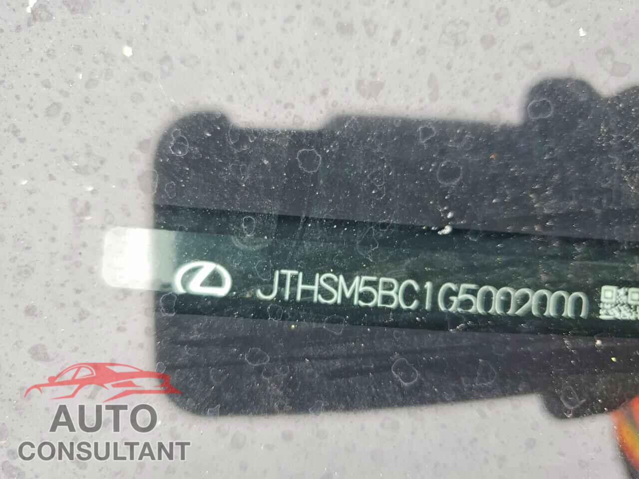 LEXUS RC300 2016 - JTHSM5BC1G5002000