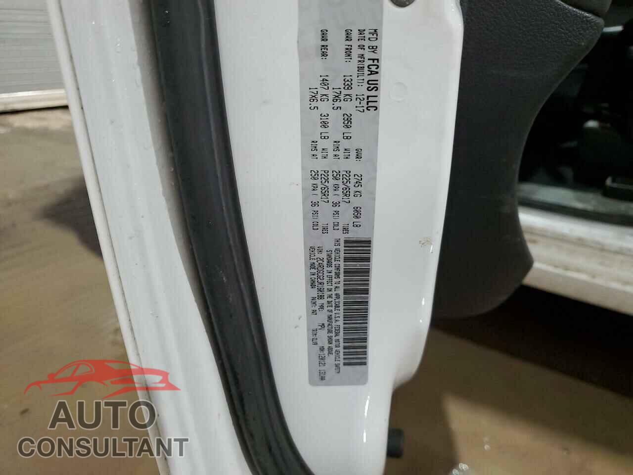 DODGE CARAVAN 2018 - 2C4RDGCG2JR160188
