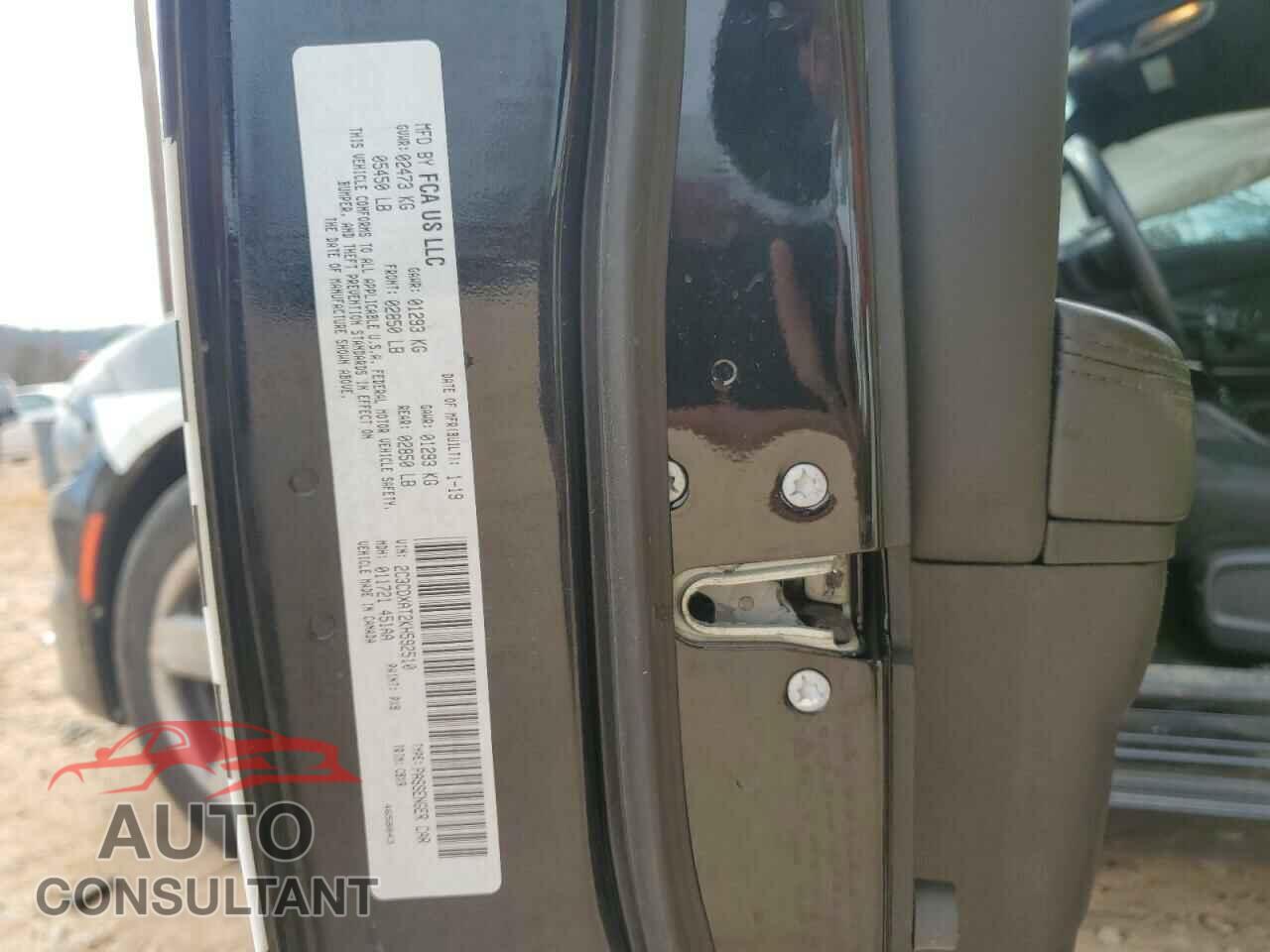 DODGE CHARGER 2019 - 2C3CDXAT2KH592510