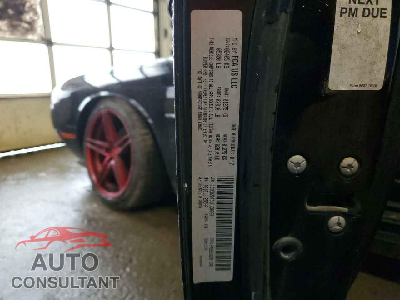 DODGE CHALLENGER 2018 - 2C3CDZBT5JH130760