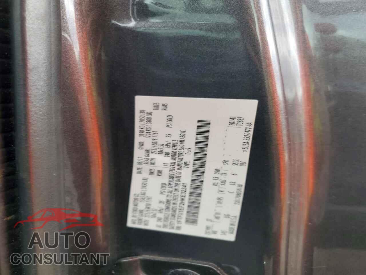 FORD F150 2017 - 1FTFX1EF2HKE32341