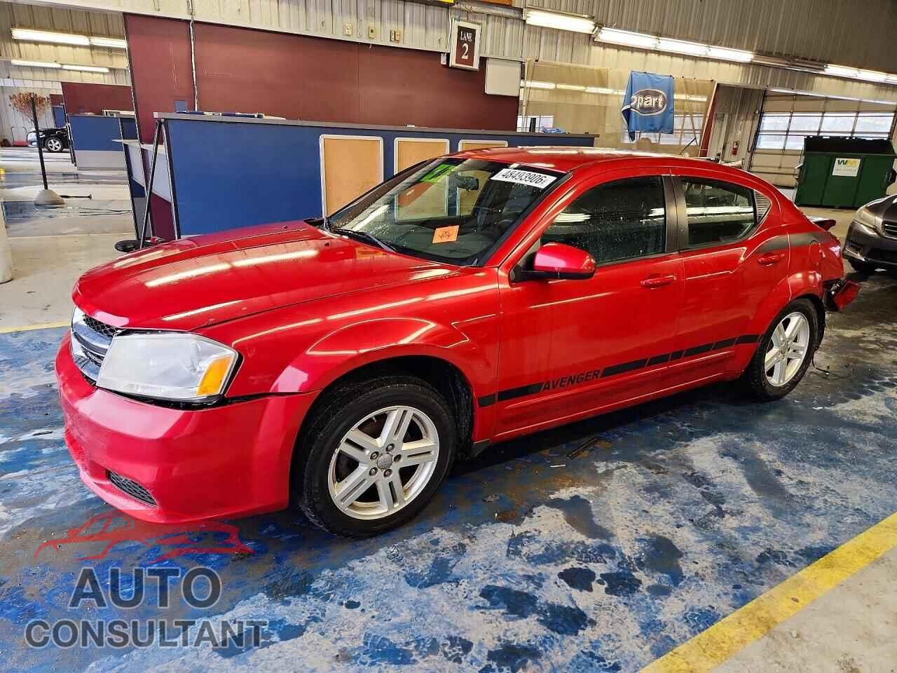 DODGE AVENGER 2012 - 1C3CDZCB6CN157448