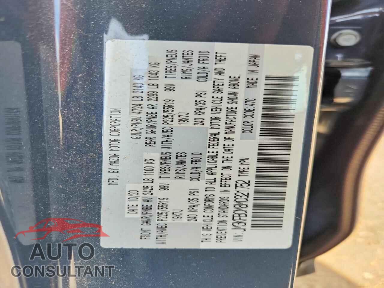 MAZDA CX-5 2021 - JM3KFBCM8M0321752