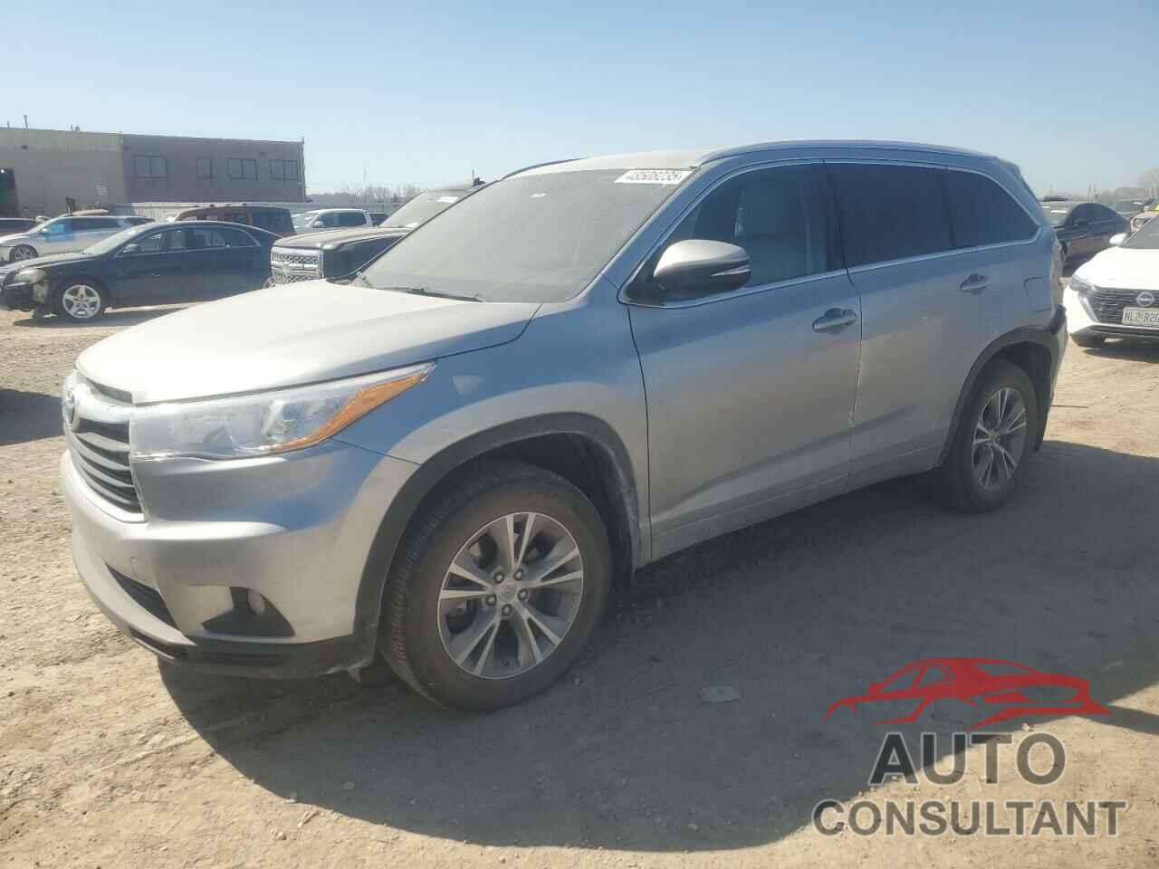 TOYOTA HIGHLANDER 2015 - 5TDJKRFH0FS121746