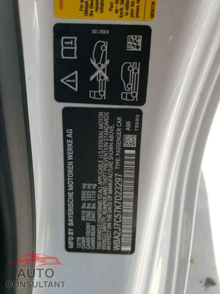 BMW M2 2019 - WBA2J7C57K7D23297
