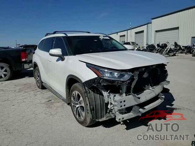TOYOTA HIGHLANDER 2020 - 5TDGZRAHXLS503341