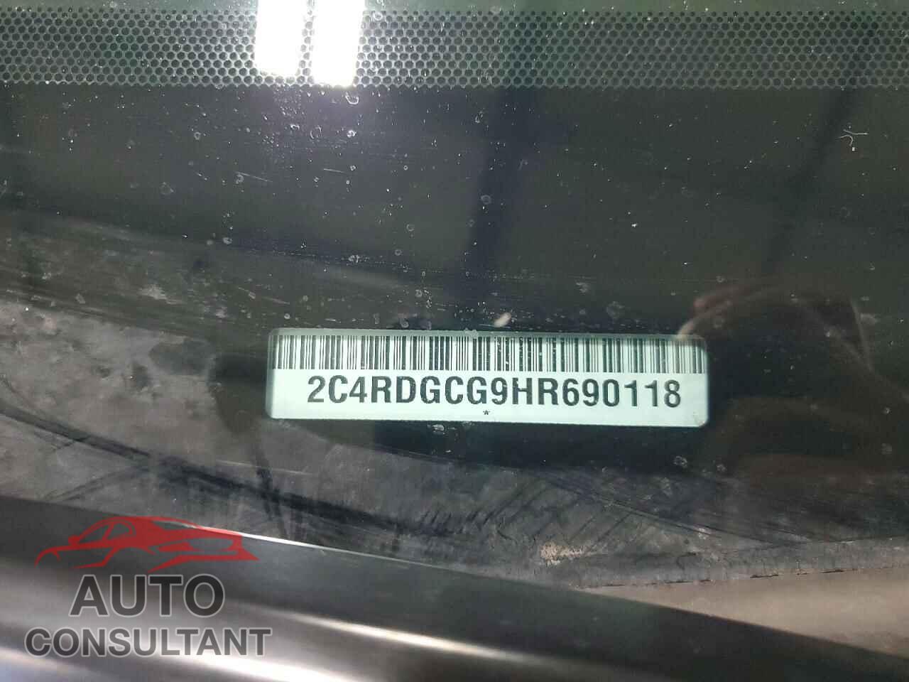 DODGE CARAVAN 2017 - 2C4RDGCG9HR690118