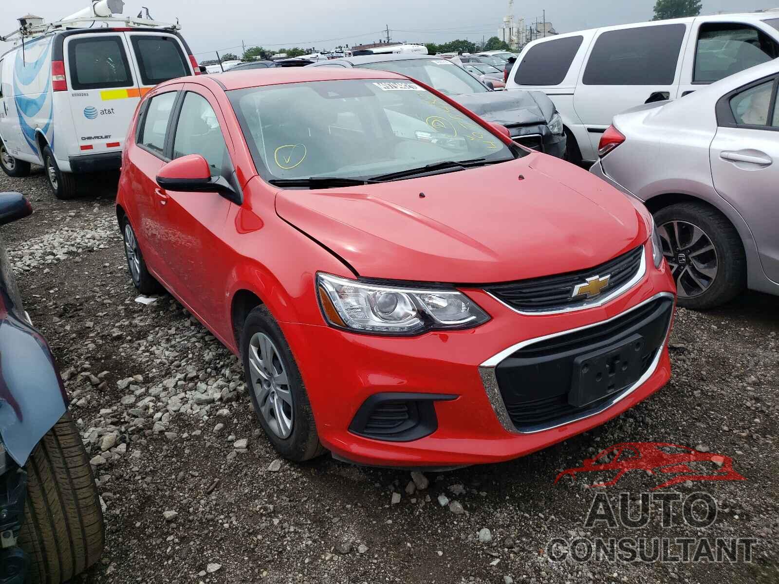 CHEVROLET SONIC 2020 - 1G1JG6SB4L4122156