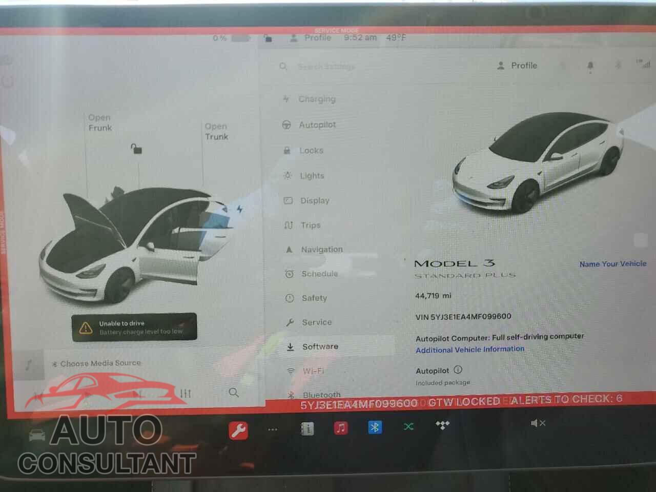TESLA MODEL 3 2021 - 5YJ3E1EA4MF099600