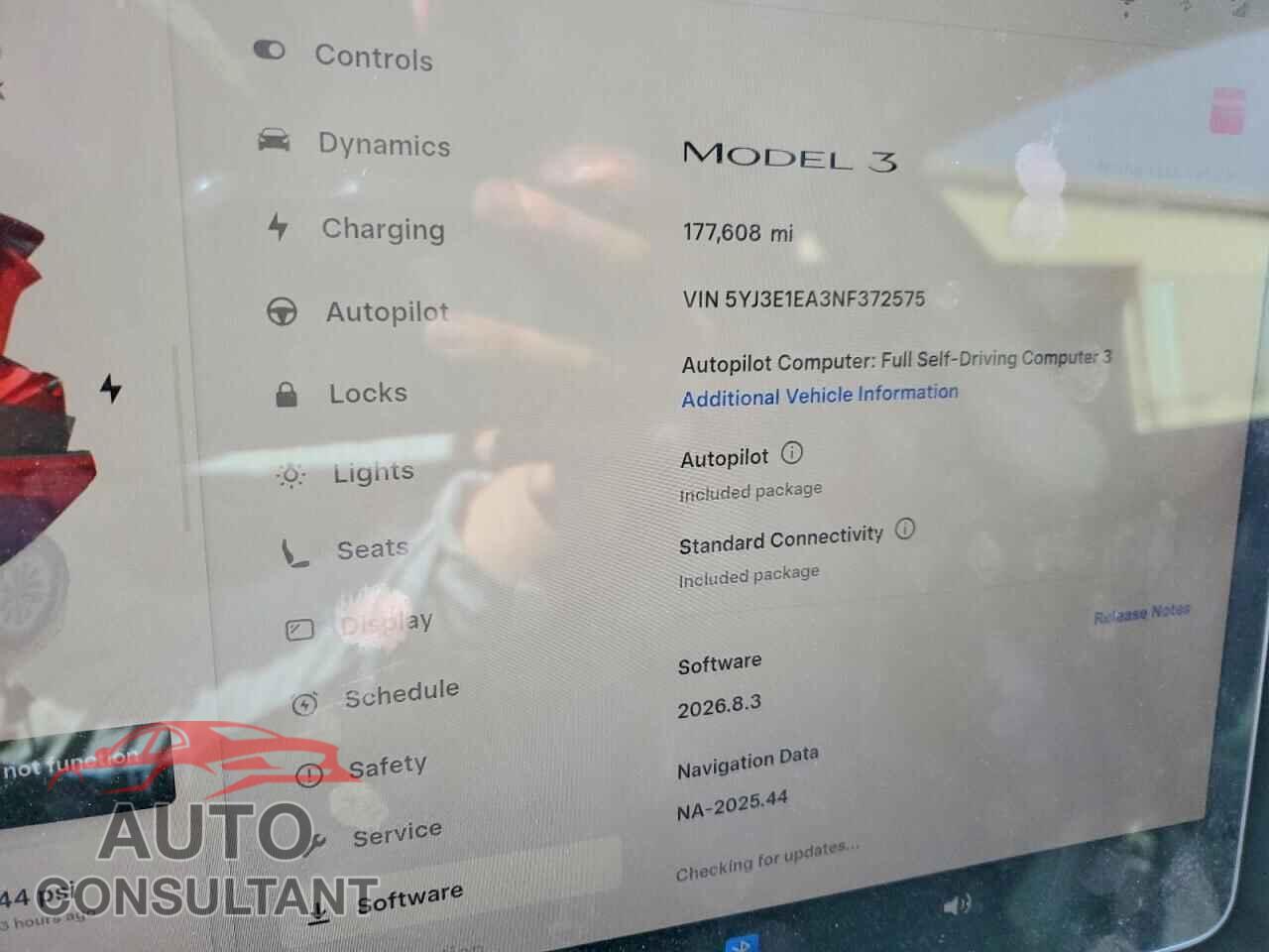 TESLA MODEL 3 2022 - 5YJ3E1EA3NF372575