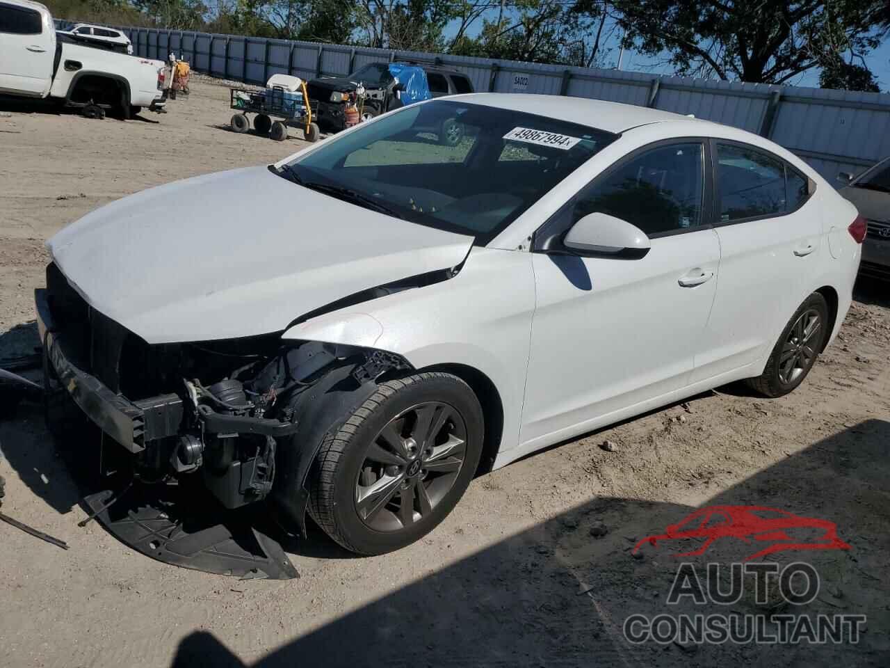 HYUNDAI ELANTRA 2018 - 5NPD84LF1JH251650