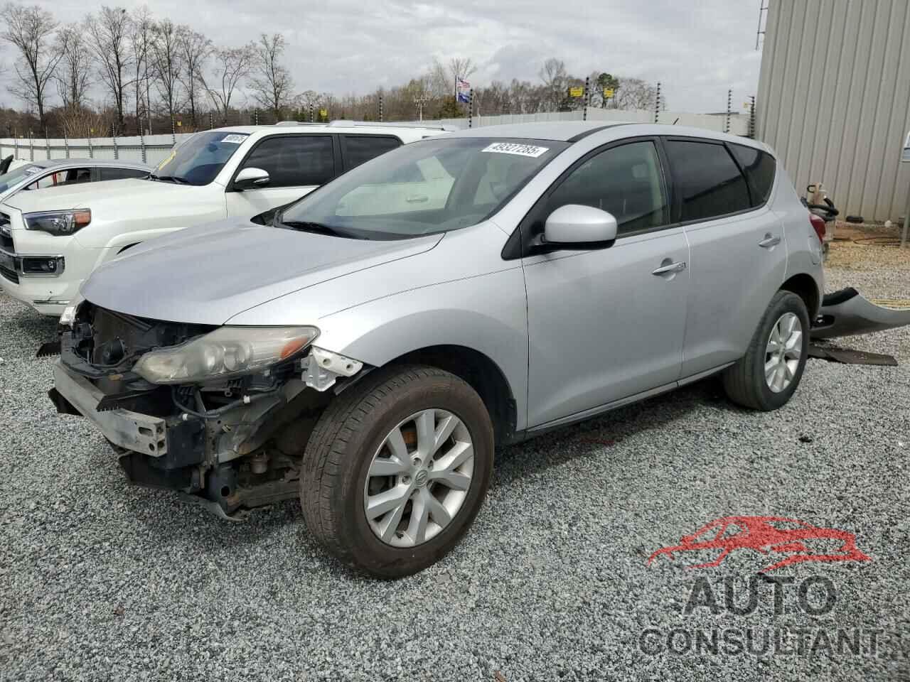 NISSAN MURANO 2012 - JN8AZ1MW4CW206037