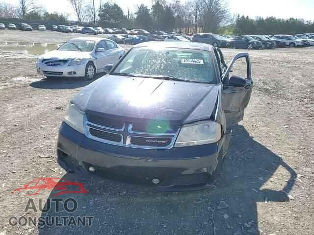 DODGE AVENGER 2012 - 1C3CDZCB9CN313689