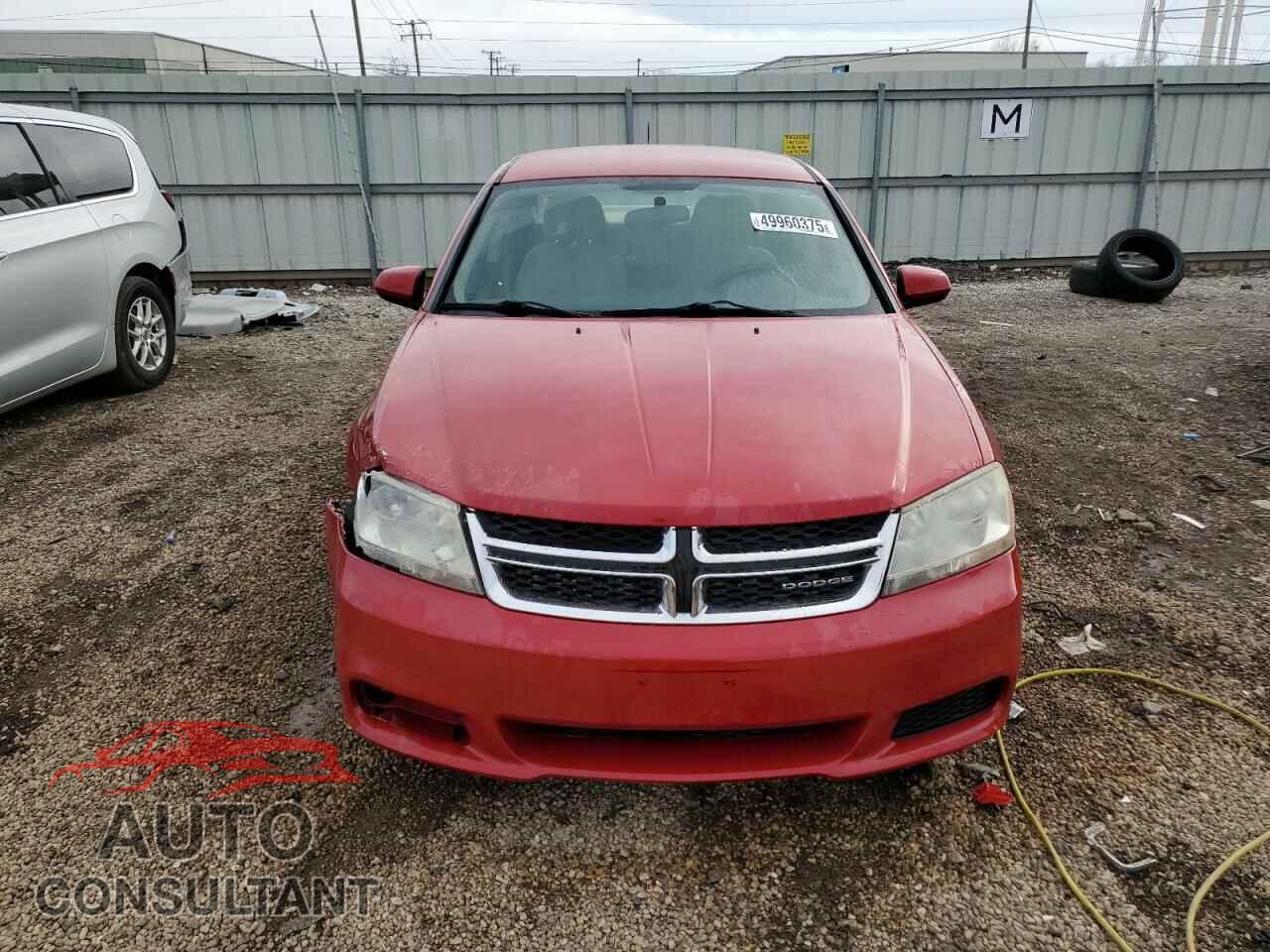 DODGE AVENGER 2012 - 1C3CDZCB3CN179195