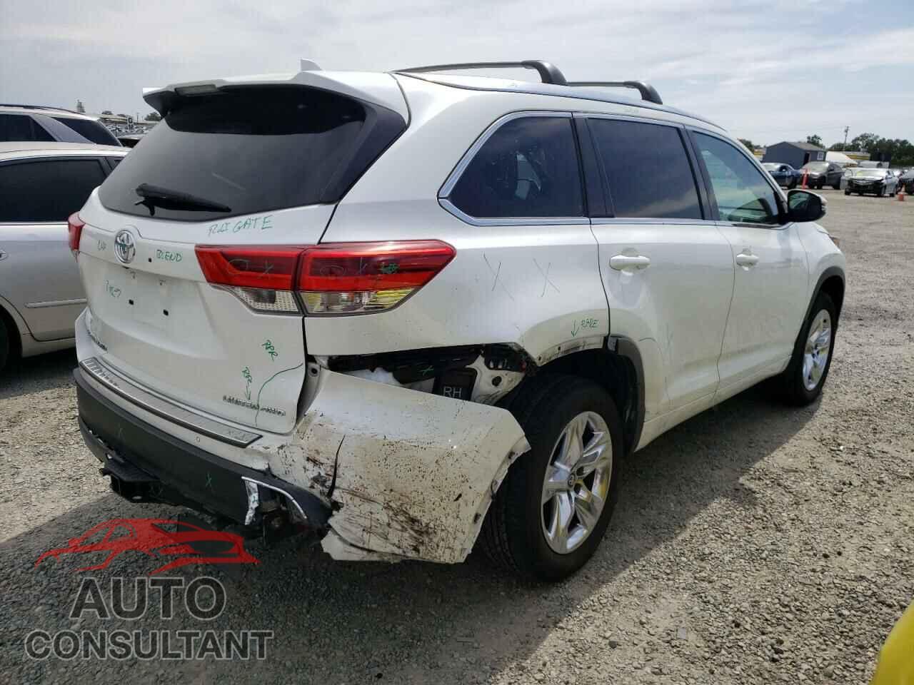 TOYOTA HIGHLANDER 2017 - 5TDDZRFH0HS361584