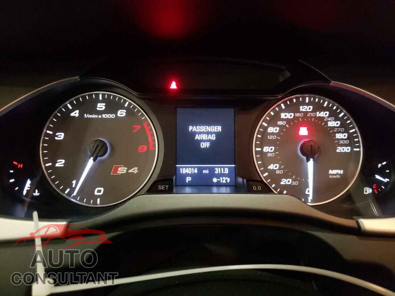 AUDI S4/RS4 2012 - WAUBGAFL1CA080285